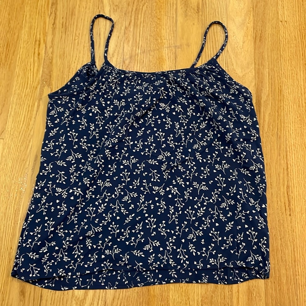 Navy with white camisole from H&M